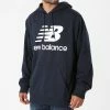 Tout neuf ✔️ Sweat Capuche MT03558 Bleu Marine de New Balance 🧨