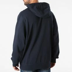 Tout neuf ✔️ Sweat Capuche MT03558 Bleu Marine de New Balance 🧨 -New Balance Soldes new balance 273422 MT03558 ECL 20210707T160524 04