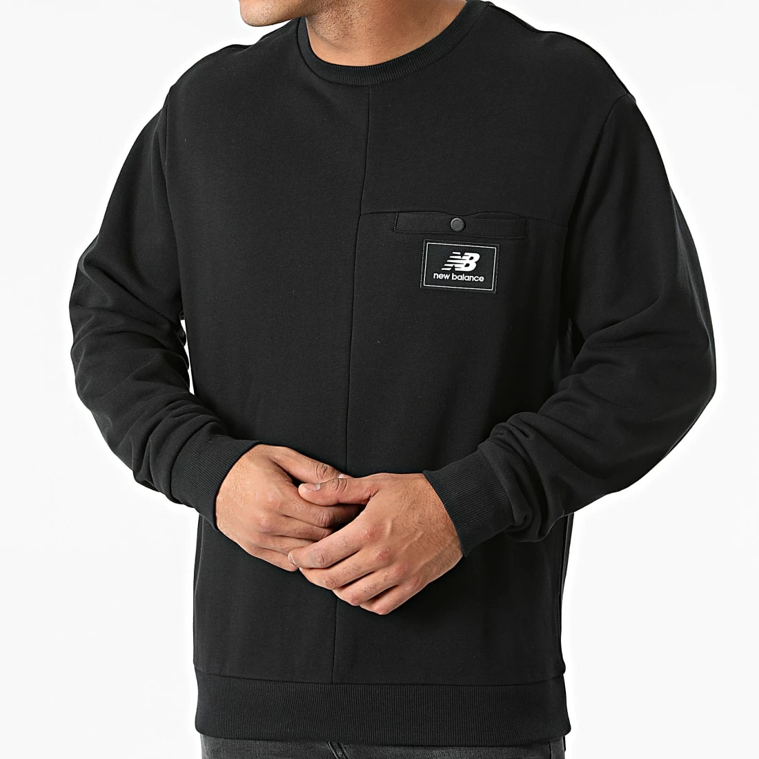 Meilleure affaire 🔥 Sweat Crewneck MT13506 Noir de New Balance 😉 5 Meilleure affaire 🔥 Sweat Crewneck MT13506 Noir de New Balance 😉 – Image 3