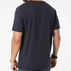 Le moins cher 🌟 Tee 👚 Shirt MT01575 Bleu Marine de New Balance 👍 -New Balance Soldes new balance 274219 MT01575E 20210715T162225 04