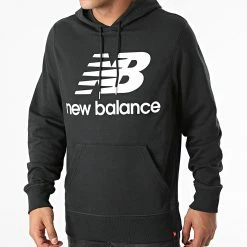 Meilleure affaire ✔️ Sweat Capuche MT03558 Noir de New Balance 😉