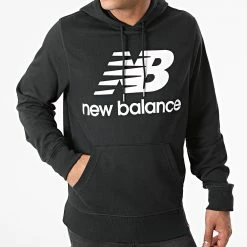 Meilleure affaire ✔️ Sweat Capuche MT03558 Noir de New Balance 😉 -New Balance Soldes new balance 277100 MT03558 BK 20210805T161122 03