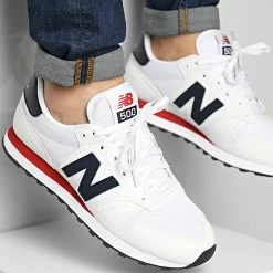 New Balance Soldes 4 Top 10 😀 Baskets Lifestyle 500 GM500SWB White de New Balance 😉