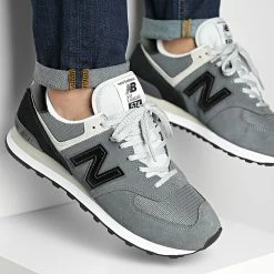 Promo 😀 Baskets Classics 574 ML574OS2 Grey de New Balance 👍