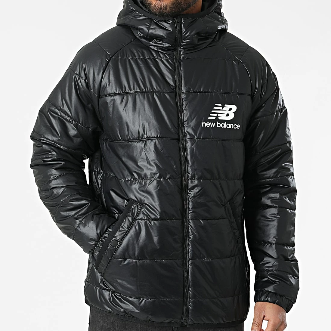 Meilleur prix 👏 Doudoune Capuche MJ13513 Noir de New Balance 😀 4 Meilleur prix 👏 Doudoune Capuche MJ13513 Noir de New Balance 😀 – Image 3