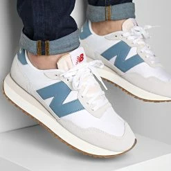 Le moins cher ❤️ Baskets Lifestyle 237 MS237GD White Grey de New Balance ❤️