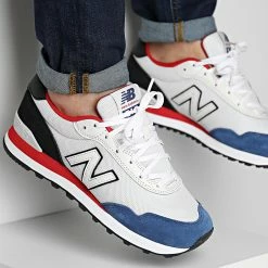 Meilleur prix ✨ Baskets Lifestyle 515 ML515SP3 White Red Blue de New Balance ⌛