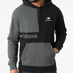 Coupon ❤️ Sweat Capuche Athletics Renew Askew MT21551 Noir Gris Chiné de New Balance ❤️ -New Balance Soldes new balance 314925 MT21551 BK 20220427T155823 03