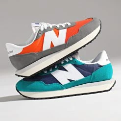 Remise 💯 Baskets Classics 327 MS327VD Orange Grey de New Balance 🧨 -New Balance Soldes new balance 316776 MS237VD 20220506T074546 05