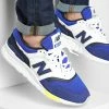 Coupon 😀 Baskets Lifestyle 997 CM997HSU White Royal de New Balance 🤩 -New Balance Soldes new balance 317172 CM997HSU 20220504T144745 01