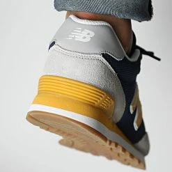 Meilleur prix ⭐ Baskets Lifestyle 515 ML515VR3 Navy Gold de New Balance 🧨 -New Balance Soldes new balance 329781 ML515VR3 20220727T155730 04