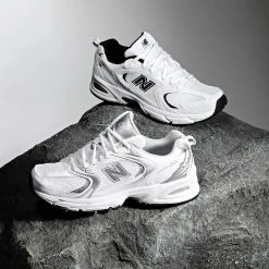 Vente flash 🥰 Baskets Lifestyle 530 MR530EMA White Silver de New Balance 🥰 -New Balance Soldes new balance 330672 MR530EMA 20220803T145758 05
