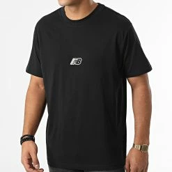 Meilleure vente 🧨 Tee 👕 Shirt MT23514 Noir de New Balance 👍