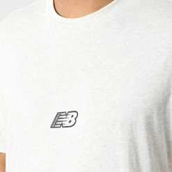 Nouveau 🛒 Tee 👕 Shirt MT23514 Gris Chiné de New Balance 🤩 -New Balance Soldes new balance 335594 MT23514 SAH 20220906T161336 02