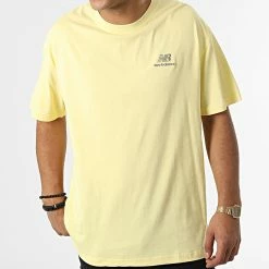 Meilleure affaire 🛒 Tee 👕 Shirt UT21503 Jaune de New Balance 😍 -New Balance Soldes new balance 335635 UT21503 MZ 20220906T160501 03