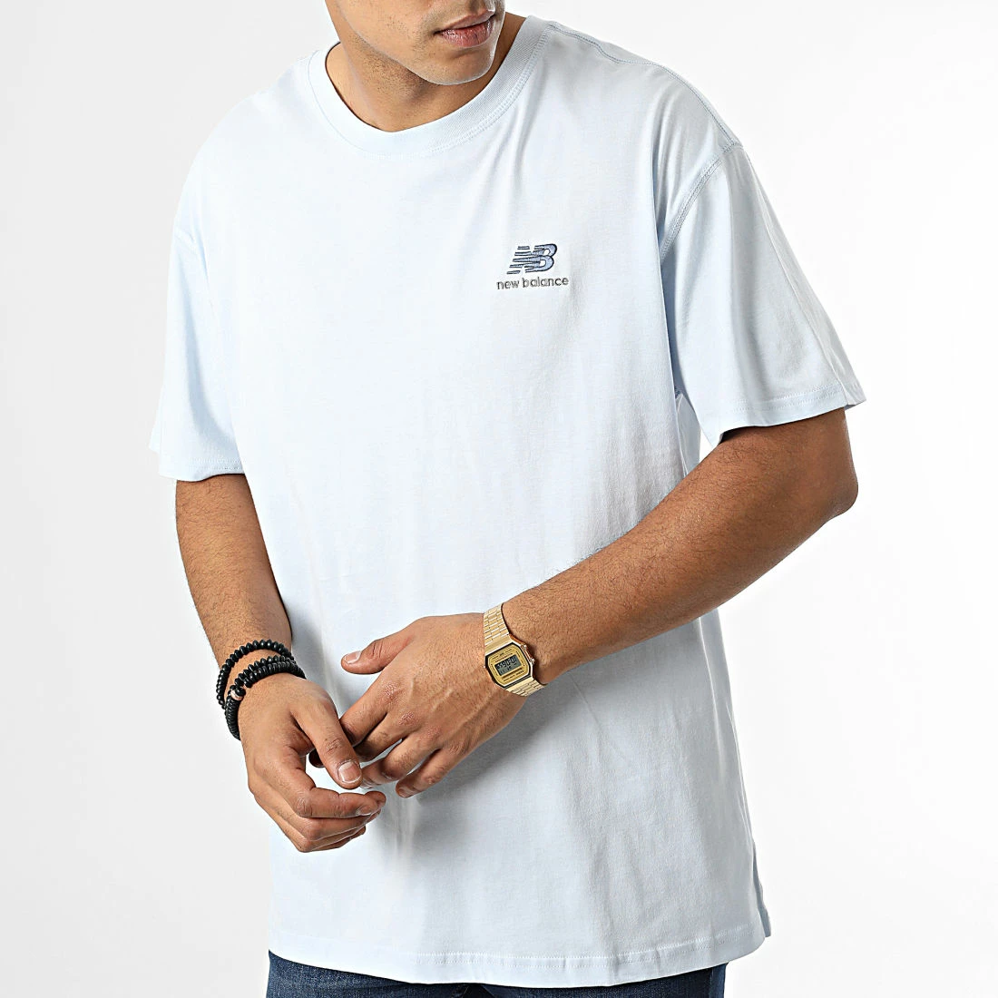 De gros 👏 Tee 👕 Shirt UT21503 Bleu Ciel de New Balance 🔔 5 De gros 👏 Tee 👕 Shirt UT21503 Bleu Ciel de New Balance 🔔 – Image 3