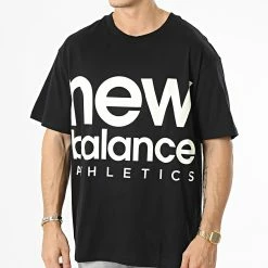 Vente flash ✔️ Tee 👚 Shirt UT23505 Noir de New Balance 🔔 -New Balance Soldes new balance 336266 UT23505 BK 20220912T154841 03