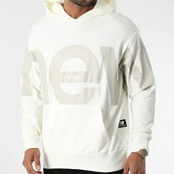 Promo ❤️ Sweat Capuche Oversize Large UT23504 Beige de New Balance ✔️