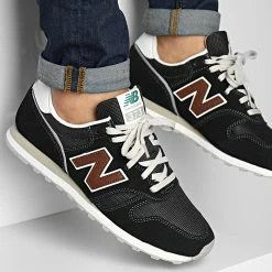 Budget 🔔 Baskets 373v2 ML373RS2 Black Rich Oak Sea Salt de New Balance ✨