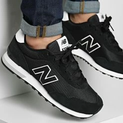 Budget 🛒 Baskets Lifestyle 515 WL515RA3 Black White de New Balance 😉