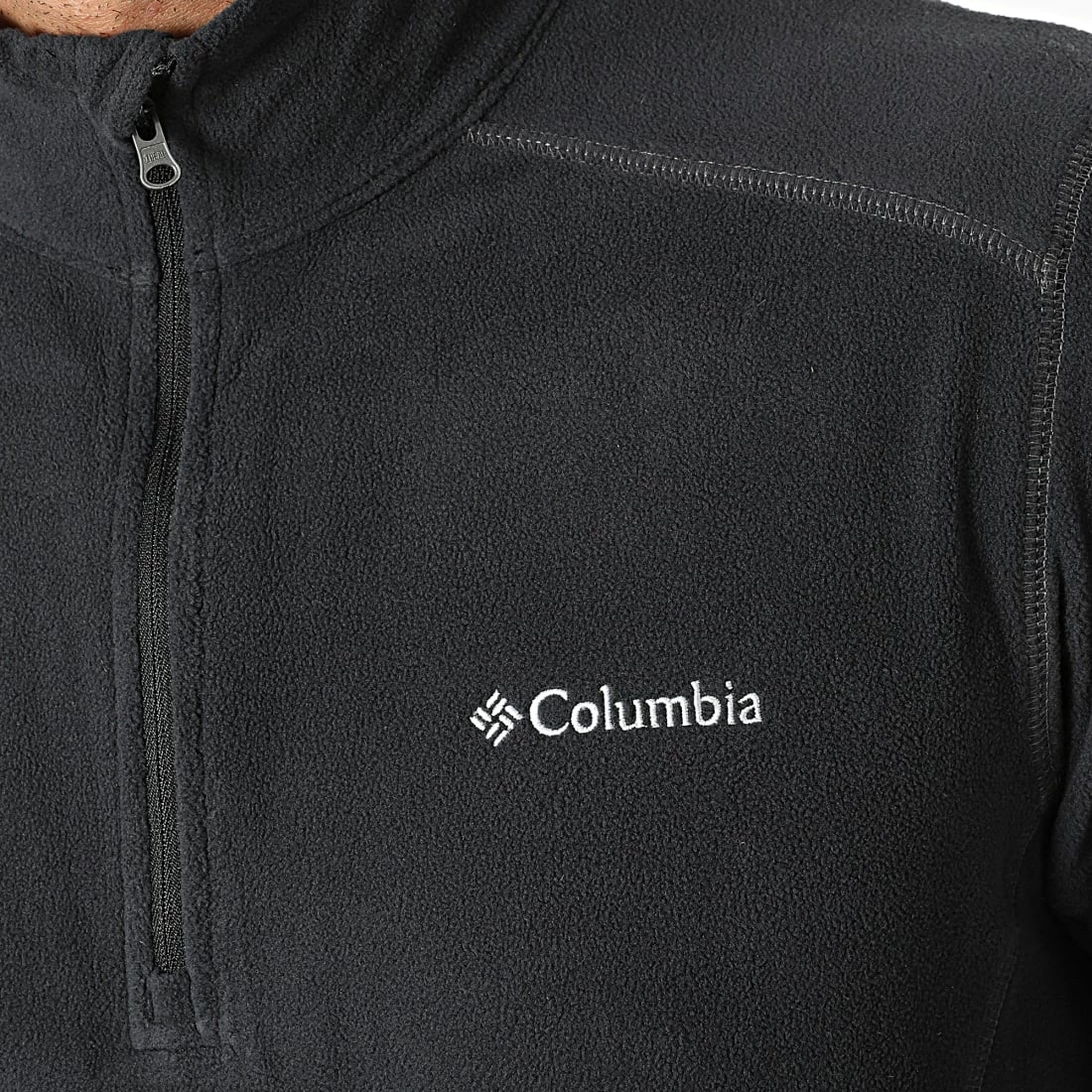 Promo ⌛ Sweat Col Zippé Polaire Klamath Range II 1352472 Noir de Columbia ⭐ 4 Promo ⌛ Sweat Col Zippé Polaire Klamath Range II 1352472 Noir de Columbia ⭐ – Image 2