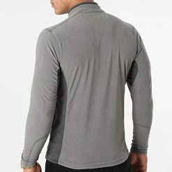 Remise ✨ Sweat Col Zippé Polaire Klamath Range II 1352472 Gris de Columbia 😍 -New Balance Soldes columbia 225554 1352472 024 20211008T161159 04