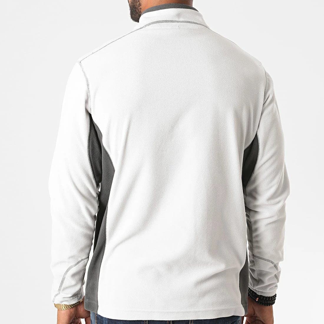 Promo đ„ Sweat Col Zippé Klamath Range 1352472 Gris Clair Gris Anthracite de Columbia â 5 Promo đ„ Sweat Col Zippé Klamath Range 1352472 Gris Clair Gris Anthracite de Columbia â â Image 4