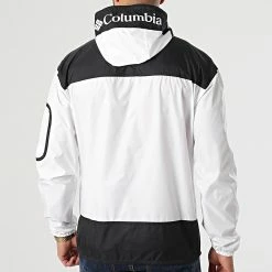 Promo 👏 Coupe-Vent Capuche Challenger 1714291 Noir Blanc de Columbia 🔔 -New Balance Soldes columbia 251803 1714291 101 20210217T140405 04