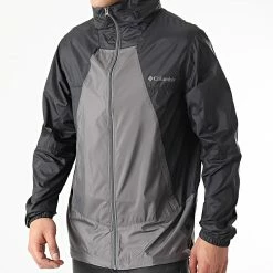 Le moins cher 🎁 Coupe-Vent Point Park 1890072 Noir Gris de Columbia 😀