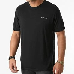 Tout neuf 🌟 Tee 👚 Shirt North Cascades 1834041 Noir de Columbia 🛒