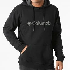 Bon marché 👏 Sweat Capuche Basic Logo 1681664 Noir de Columbia 🎁 -New Balance Soldes columbia 274206 1681664 017 20210716T145350 03