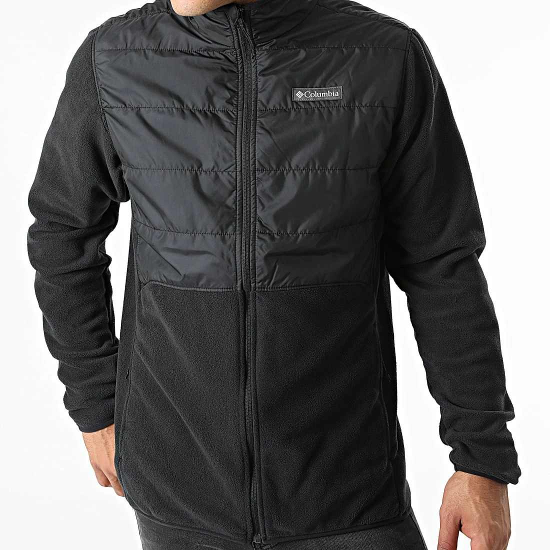 Nouveau 😀 Veste Polaire Basin 1861603 Noir de Columbia 👏 5 Nouveau 😀 Veste Polaire Basin 1861603 Noir de Columbia 👏 – Image 3