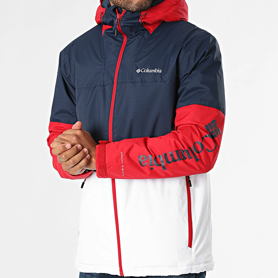 Bon marché 🛒 Coupe-Vent Point Park Rouge Bleu Marine de Columbia 🧨 5 Bon marché 🛒 Coupe-Vent Point Park Rouge Bleu Marine de Columbia 🧨 – Image 3