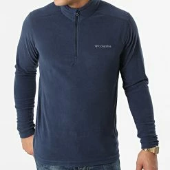 Remise ⌛ Sweat Col Zippé Polaire Klamath Range 1352472 Bleu Marine de Columbia 🎁 -New Balance Soldes columbia 284363 1352472 466 20211008T161456 03