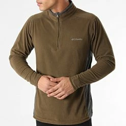 Acheter 🥰 Sweat Col Zippé Polaire Klamath Range 1352472 Vert Kaki de Columbia 🛒 -New Balance Soldes columbia 288931 1352472 320 20211019T162217 03