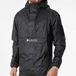 Grosses soldes 👍 Coupe-Vent Challenger 1714291 Noir de Columbia 😀