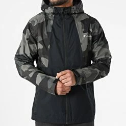 Coupon 🤩 Veste Zippée Capuche Camouflage Inner Limits 1893991 Noir Vert Kaki de Columbia ⭐ -New Balance Soldes columbia 301300 1893991 008 20220225T123841 03