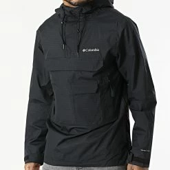 Nouveau 🥰 Veste Outdoor Capuche Buckhollow Anorak 1932973 Noir de Columbia 🥰