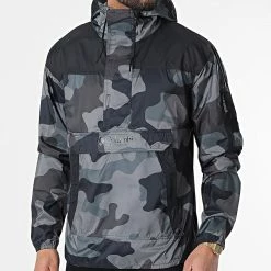 Meilleur prix 🧨 Coupe-Vent Capuche Challenger 1714291 Gris Anthracite Camouflage de Columbia 🛒