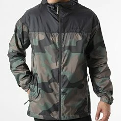 Meilleure affaire 🔔 Coupe-vent Zippé Capuche Flash Challenger Vert kaki Noir Camouflage de Columbia ⌛ -New Balance Soldes columbia 306225 1988715 316 20220228T160850 03