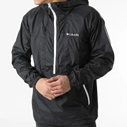 Meilleure affaire 🛒 Coupe-vent Capuche Flash Challenger Noir de Columbia ⌛ -New Balance Soldes columbia 306228 1988723 010 20220228T155948 03