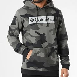 Grosses soldes 🔥 Sweat Capuche Columbia Printed Logo 1911652 Gris Camouflage ⭐ -New Balance Soldes columbia 307194 1911652 013 20220304T142620 03