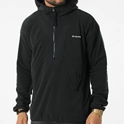 Grosses soldes 🔥 Veste Col Zippé Capuche Polaire Back Bowl 1990745 Noir de Columbia ✔️