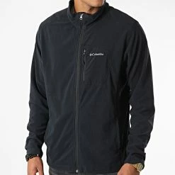 Le moins cher 💯 Veste Polaire Zippée Klamath Range Noir de Columbia ❤️