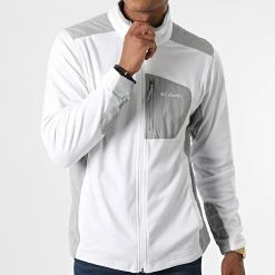 Coupon 🎁 Veste Polaire Zippée Klamath Range Blanc Gris de Columbia 🥰 -New Balance Soldes columbia 331102 2013604 100 20220811T150009 03