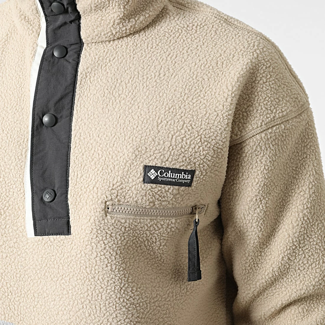 Offres 🛒 Veste Outdoor Polaire 1889853 Beige de Columbia ✔️ 4 Offres 🛒 Veste Outdoor Polaire 1889853 Beige de Columbia ✔️ – Image 2