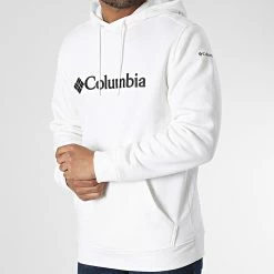 Meilleure affaire ✨ Sweat Capuche CSC Basic Logo 1681664 Beige Clair de Columbia 🎁